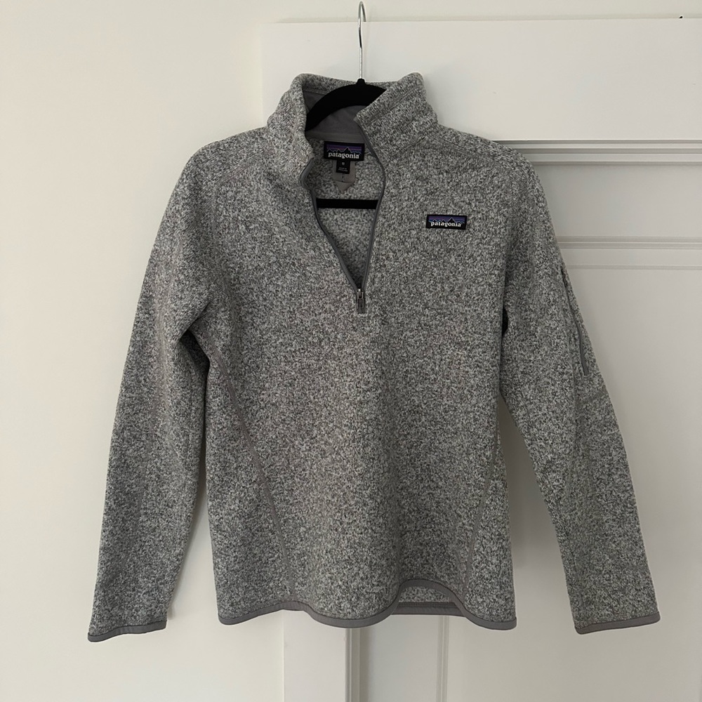 Grey Patagonia Quarter Zip